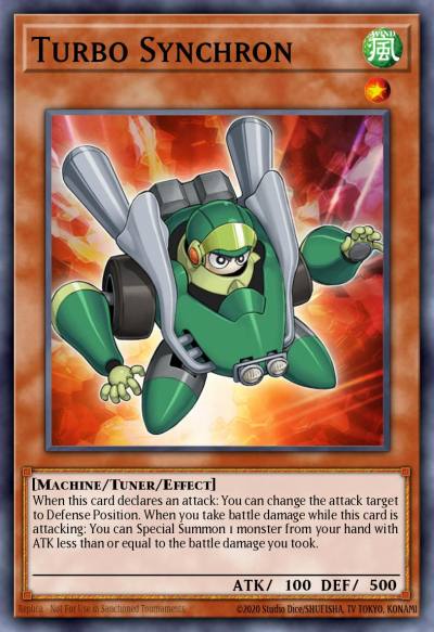 Turbo Synchron Rare CSOC-EN002 Crossroads of Chaos Yugioh card
