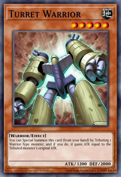 Turret Warrior Super Rare CRMS-EN001 Crimson Crisis Yugioh card