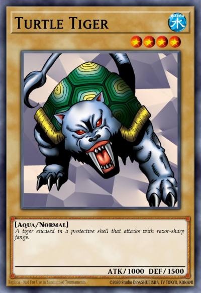 Turtle Tiger Common LOB-023 Legend of Blue Eyes White Dragon Yugioh card
