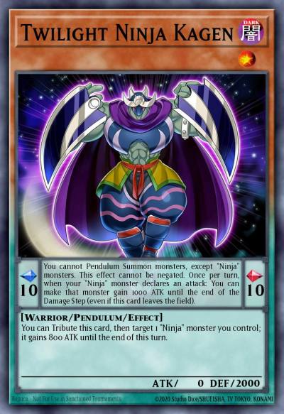 Twilight Ninja Kagen Common BLC1-EN050 Battles of Legend Chapter 1 Yugioh card