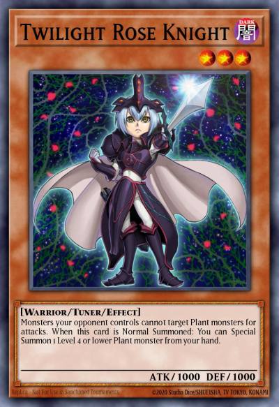 Twilight Rose Knight Super Rare CRMS-EN011 Crimson Crisis Yugioh card