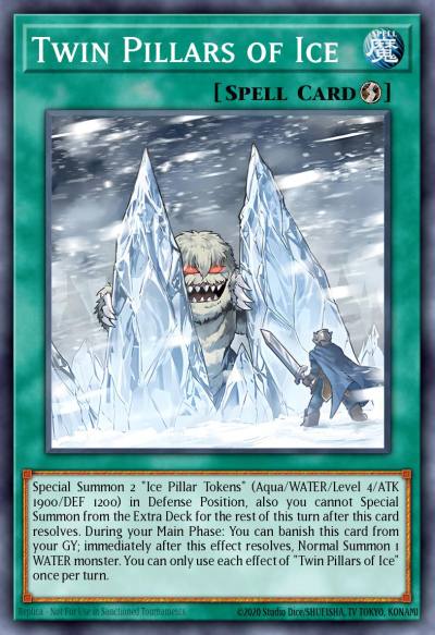 Twin Pillars of Ice New BLMM-EN032 Battles of Legend Monster Mayhem Yugioh card