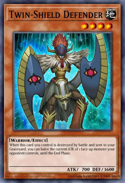 Twin-Shield Defender Common TDGS-EN011 The Duelist Genesis Yugioh card
