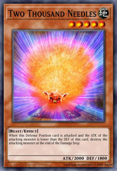 Two Thousand Needles Common AST-027 Ancient Sanctuary Yugioh card
