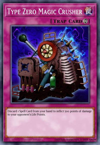 Type Zero Magic Crusher Common DB1-EN188 Dark Beginning 1 Yugioh card
