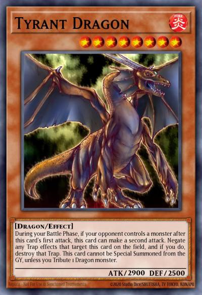 Tyrant Dragon Ultra Rare DB2-EN151 Dark Beginning 2 Yugioh card