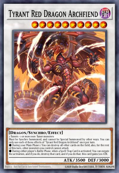 Tyrant Red Dragon Archfiend Quarter Century Secret Rare MP24-EN043 25th Anniversary Tin Dueling Mirrors Yugioh card