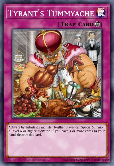 Tyrants Tummyache Common GENF-EN077 Generation Force Yugioh card