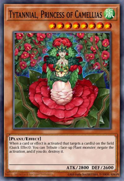 Tytannial Princess of Camellias Common AP04-EN019 Astral Pack Four Yugioh card