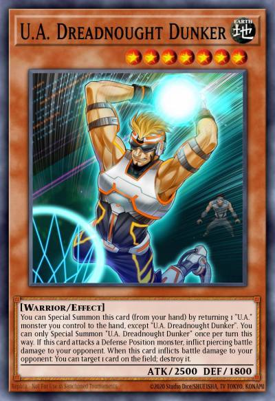 UA Dreadnought Dunker Common CROS-EN086 Crossed Souls Yugioh card