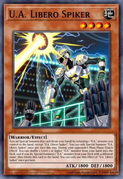 UA Libero Spiker Common PHRA-EN018 Phantom Rage Yugioh card