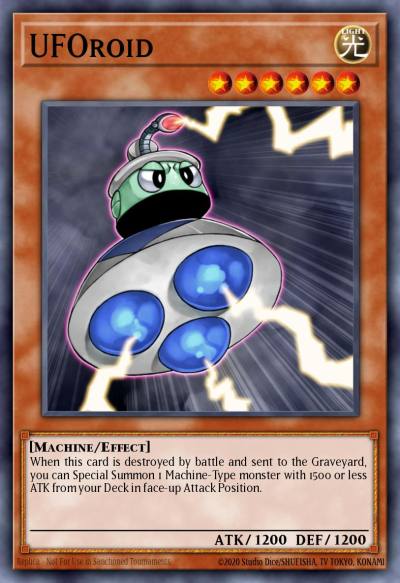 UFOroid Super Rare CRV-EN010 Cybernetic Revolution Yugioh card