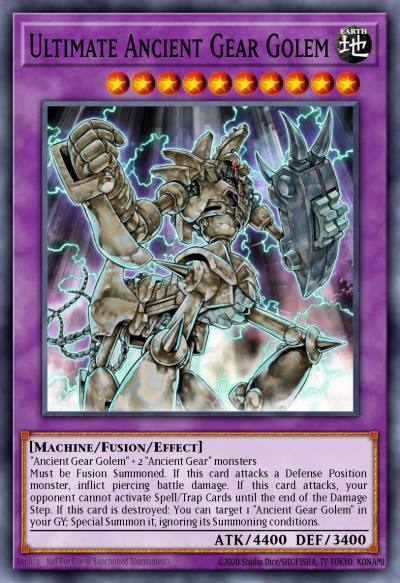 Ultimate Ancient Gear Golem Duel Terminal Normal Parallel Rare DT03-EN033 Duel Terminal 3 Yugioh card