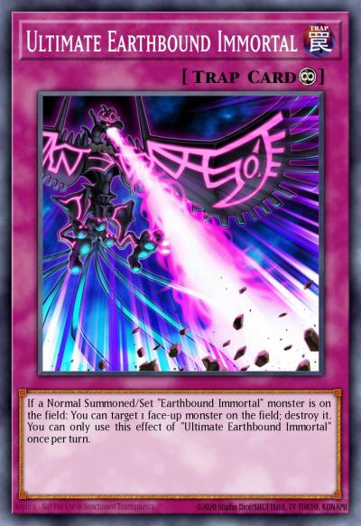 Ultimate Earthbound Immortal Rare LED5-EN027 Legendary Duelists Immortal Destiny Yugioh card