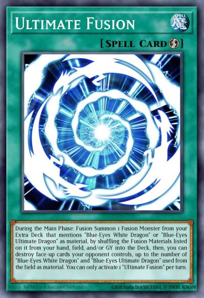 Ultimate Fusion Ultra Rare MP23-EN027 25th Anniversary Tin Dueling Heroes Mega Pack Yugioh card