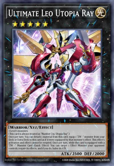 Ultimate Leo Utopia Ray Secret Rare BROL-EN027 Brothers of Legend Yugioh card