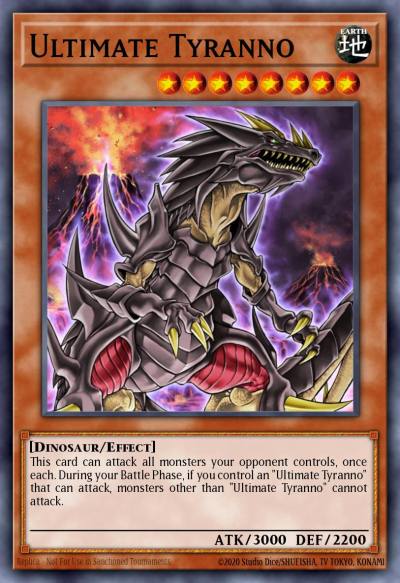 Ultimate Tyranno Mosaic Rare BP02-EN045 Battle Pack 2 War of the Giants Yugioh card