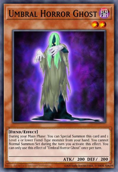 Umbral Horror Ghost Common PRIO-EN010 Primal Origin Yugioh card