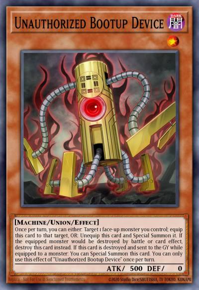 Unauthorized Bootup Device Common ROTD-EN027 Rise of the Duelist Yugioh card