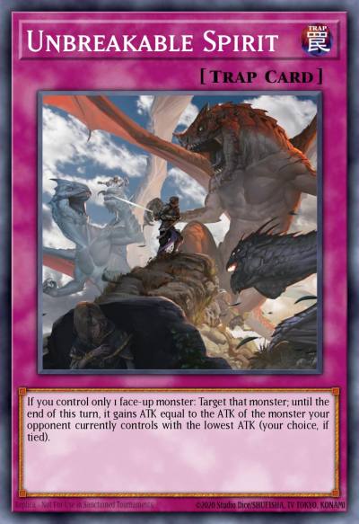 Unbreakable Spirit Common BP03-EN234 Battle Pack 3 Monster League Yugioh card