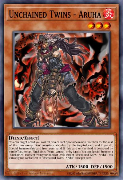 Unchained Twins - Aruha Common MP20-EN152 2020 Tin of Lost Memories Mega Pack Yugioh card