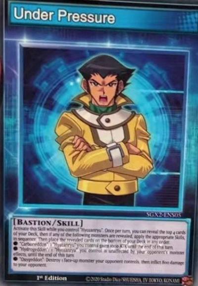 Under Pressure Common SGX2-ENS05 Speed Duel GX Midterm Paradox Yugioh card