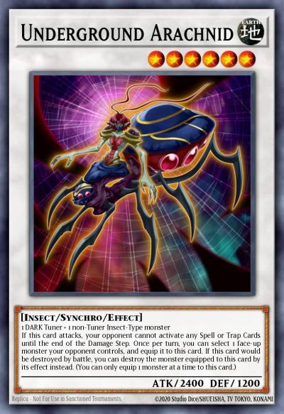 Underground Arachnid Secret Rare ABPF-EN096 Absolute Powerforce Yugioh card