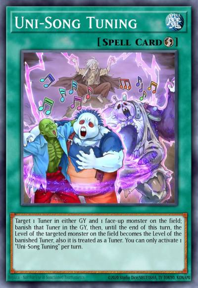 Uni-Song Tuning Common SAST-EN066 Savage Strike Yugioh card