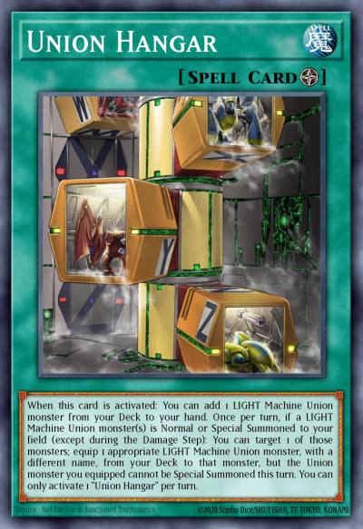 Union Hangar Common BLC1-EN124 Battles of Legend Chapter 1 Yugioh card