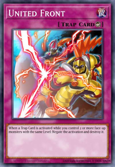 United Front Rare GENF-EN075 Generation Force Yugioh card