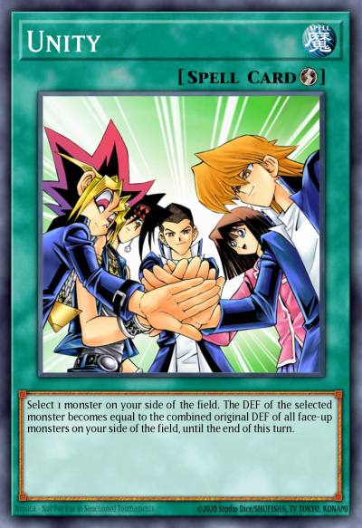 Unity Ultra Rare JUMP-EN006 Shonen Jump May 2006 subscription bonus Yugioh card