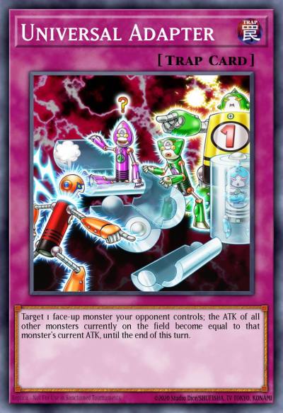 Universal Adapter Common MP19-EN134 2019 Gold Sarcophagus Tin Mega Pack Yugioh card