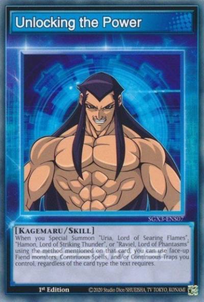 Unlocking the Power Common SGX3-ENS07 Speed Duel GX Duelists of Shadows Yugioh card