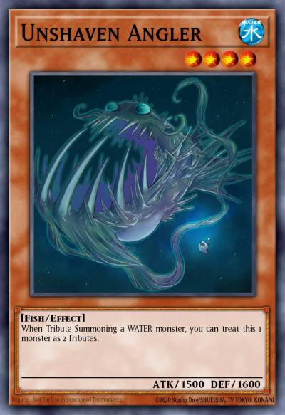 Unshaven Angler Common DR3-EN028 Dark Revelation Volume 3 Yugioh card