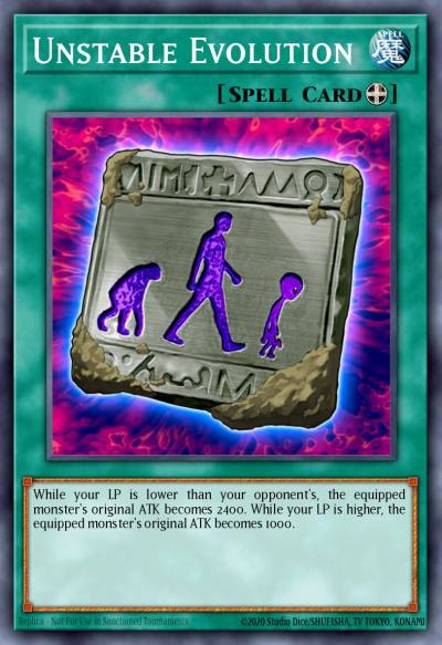 Unstable Evolution Common BP03-EN157 Battle Pack 3 Monster League Yugioh card