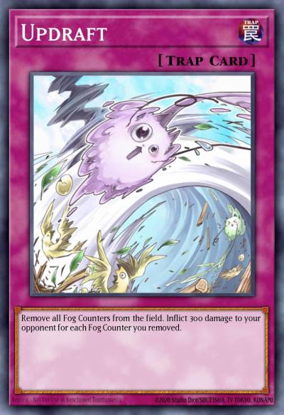 Updraft Super Rare GLAS-EN067 Gladiators Assault Yugioh card