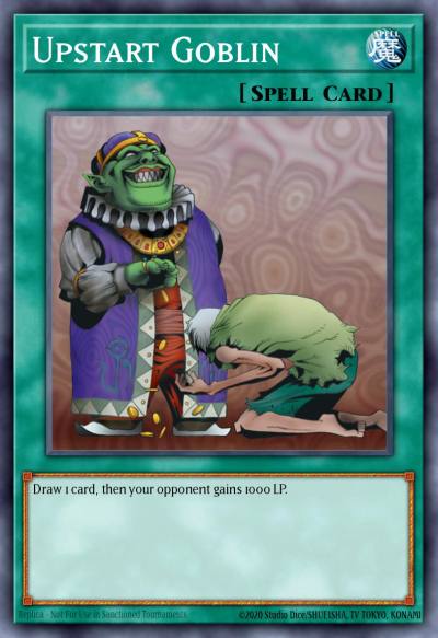 Upstart Goblin Common DB1-EN018 Dark Beginning 1 Yugioh card
