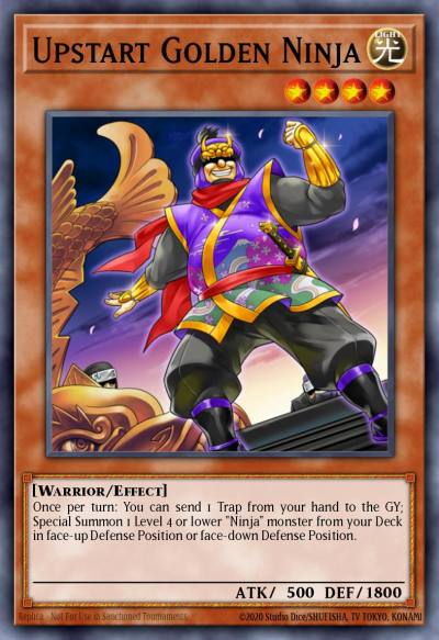 Upstart Golden Ninja Common ORCS-EN031 Order of Chaos Yugioh card