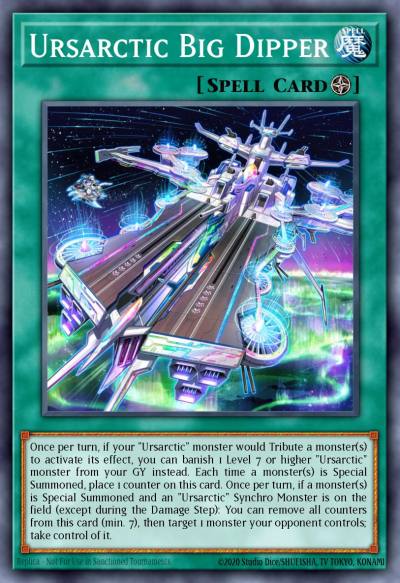 Ursarctic Big Dipper Ultra Rare ANGU-EN038 Ancient Guardians Yugioh card