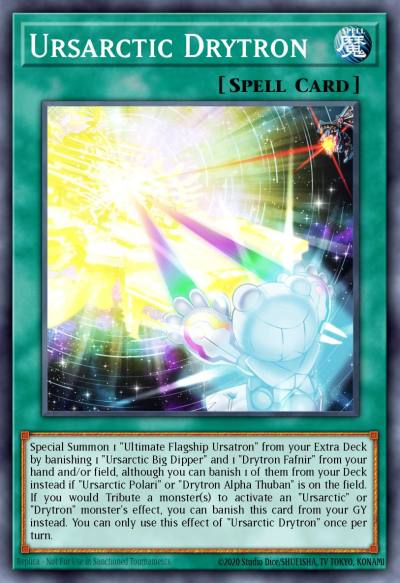 Ursarctic Drytron Common BODE-EN066 Burst of Destiny Yugioh card