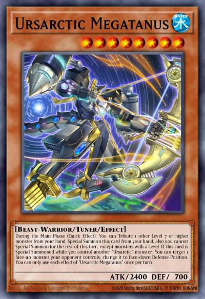 Ursarctic Megatanus Rare ANGU-EN031 Ancient Guardians Yugioh card