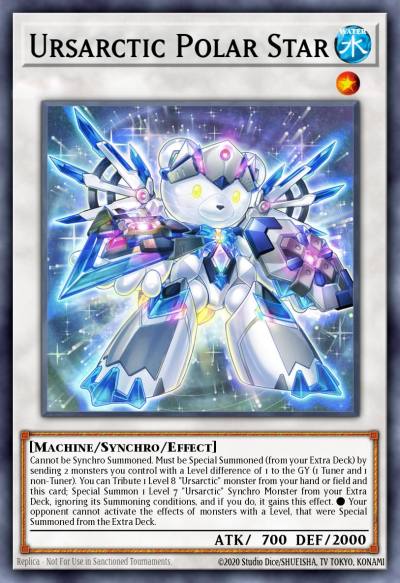 Ursarctic Polar Star Ultra Rare MP24-EN220 25th Anniversary Tin Dueling Mirrors Yugioh card