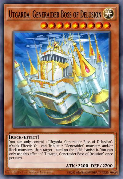 Utgarda Generaider Boss of Delusion Super Rare IGAS-EN022 Ignition Assault Yugioh card