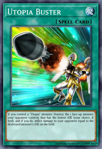 Utopia Buster Gold Secret Rare PGLD-EN009 Premium Gold Yugioh card