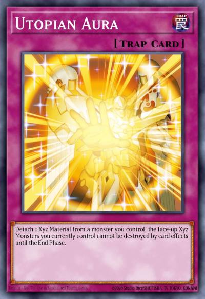 Utopian Aura Common GENF-EN074 Generation Force Yugioh card