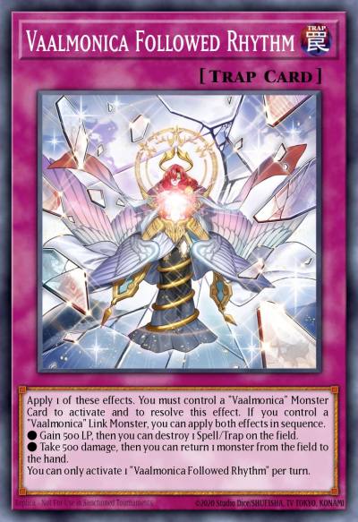 Vaalmonica Followed Rhythm Super Rare VASM-EN039 Valiant Smashers Yugioh card