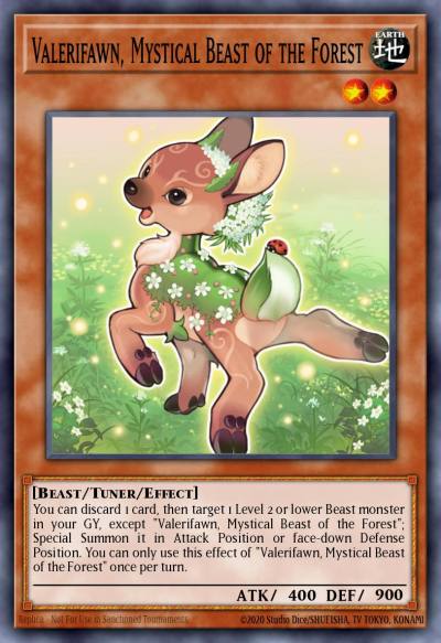 Valerifawn Mystical Beast of the Forest Ultra Rare BLAR-EN068 Battles of Legend Armageddon Yugioh card