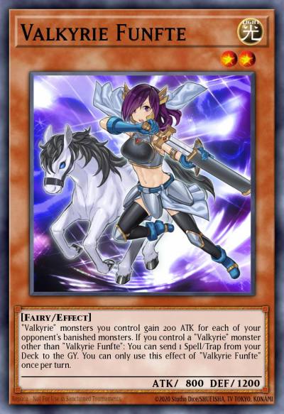 Valkyrie Funfte Common MP20-EN088 2020 Tin of Lost Memories Mega Pack Yugioh card