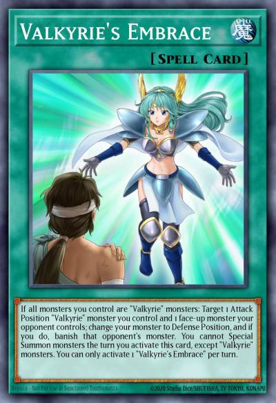 Valkyries Embrace Rare MP20-EN091 2020 Tin of Lost Memories Mega Pack Yugioh card