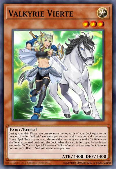 Valkyrie Vierte Rare MP20-EN044 2020 Tin of Lost Memories Mega Pack Yugioh card